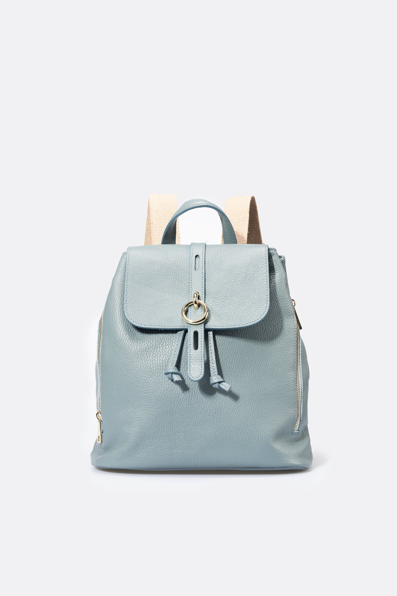 clara small leather backpack Clara Celeste – Emlise